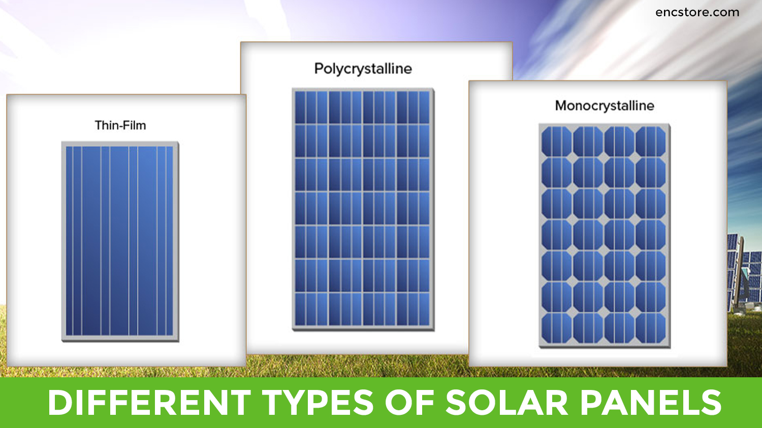 Different Types of Solar Panels