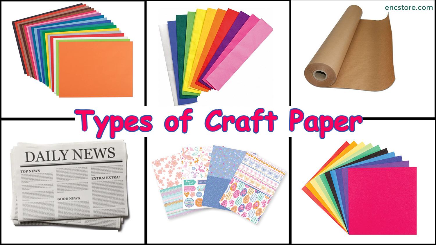 Types of Craft Paper