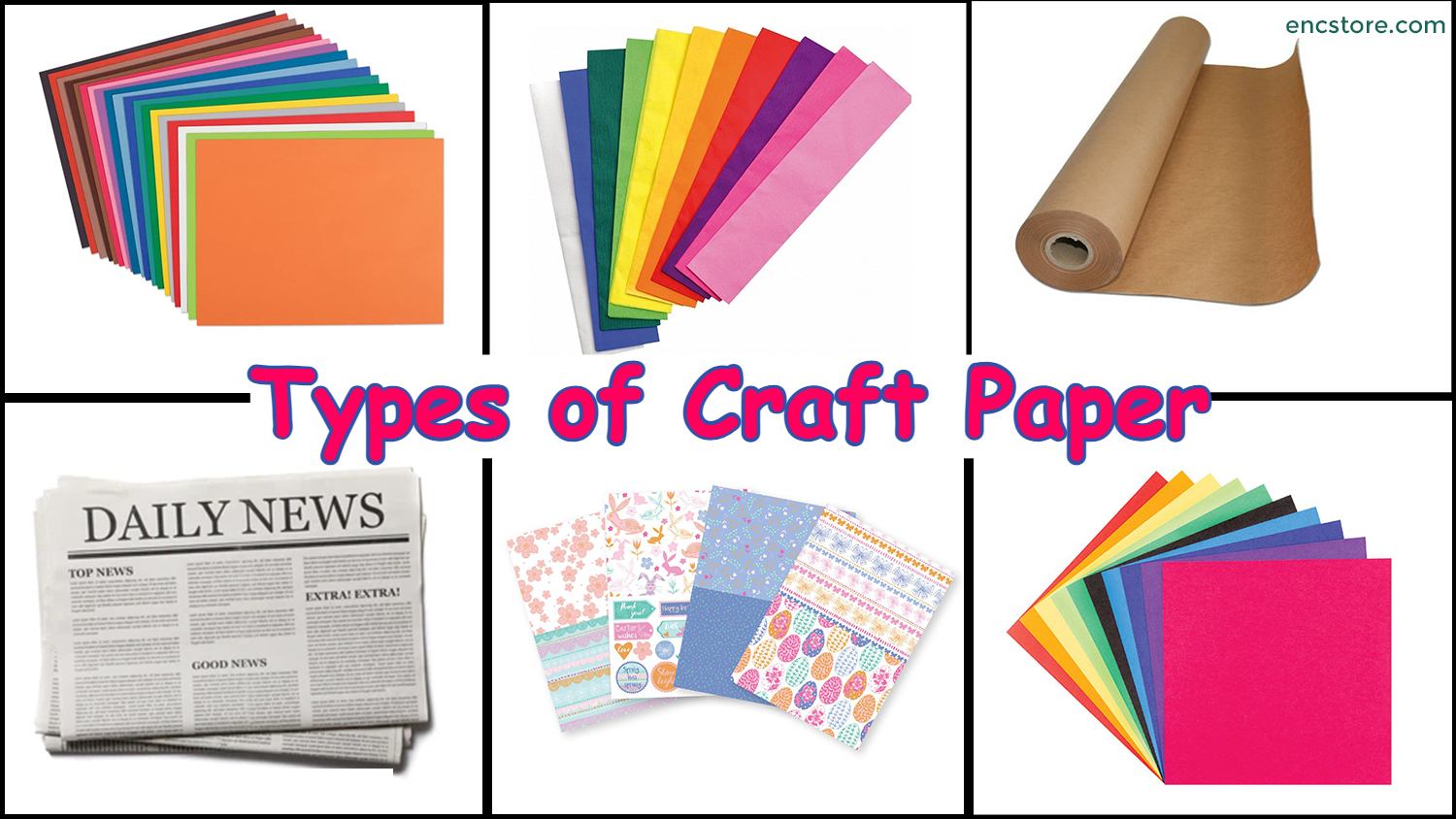 Types Of Craft Paper