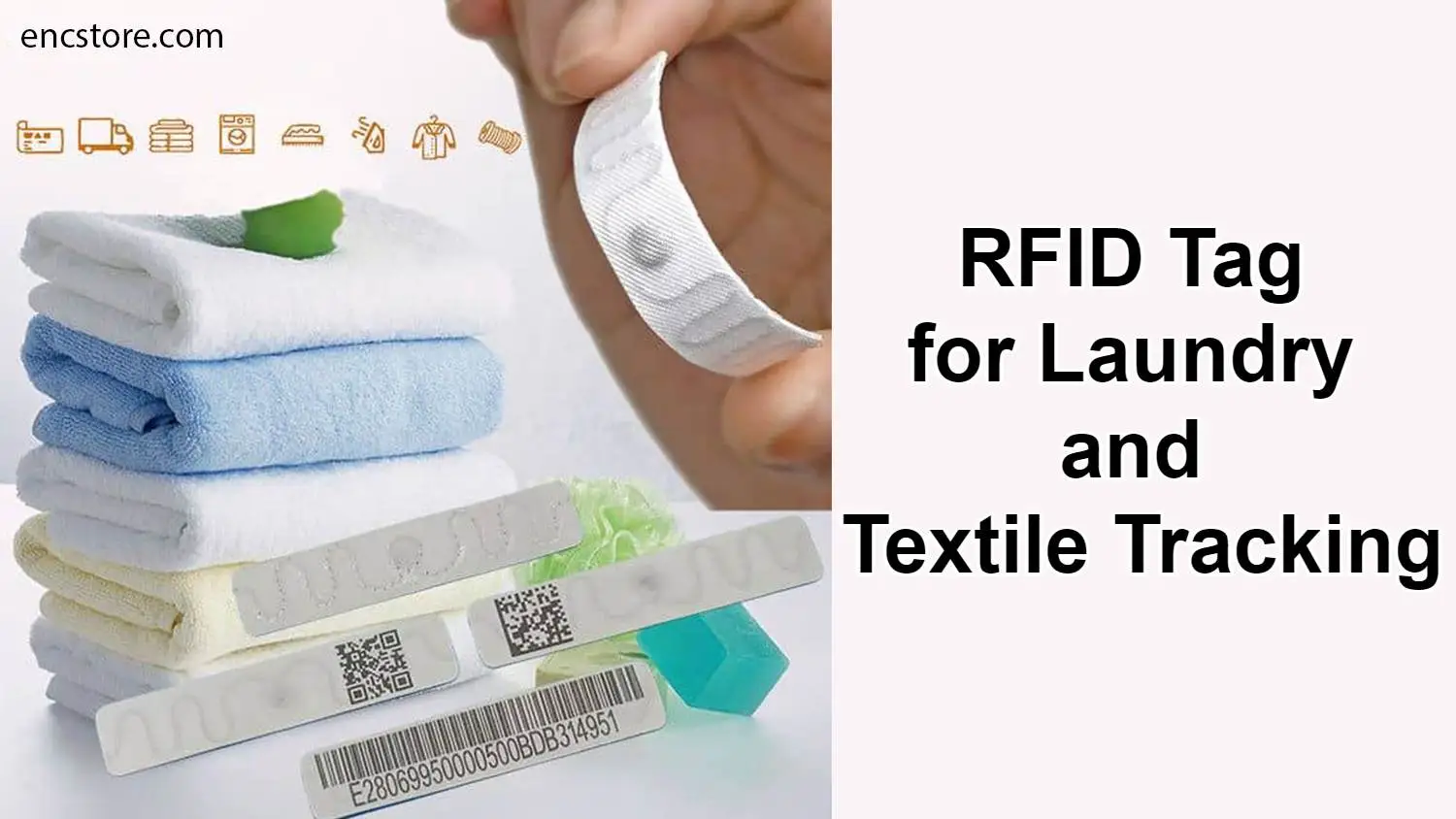 RFID Tag for Laundry and Textile Tracking
