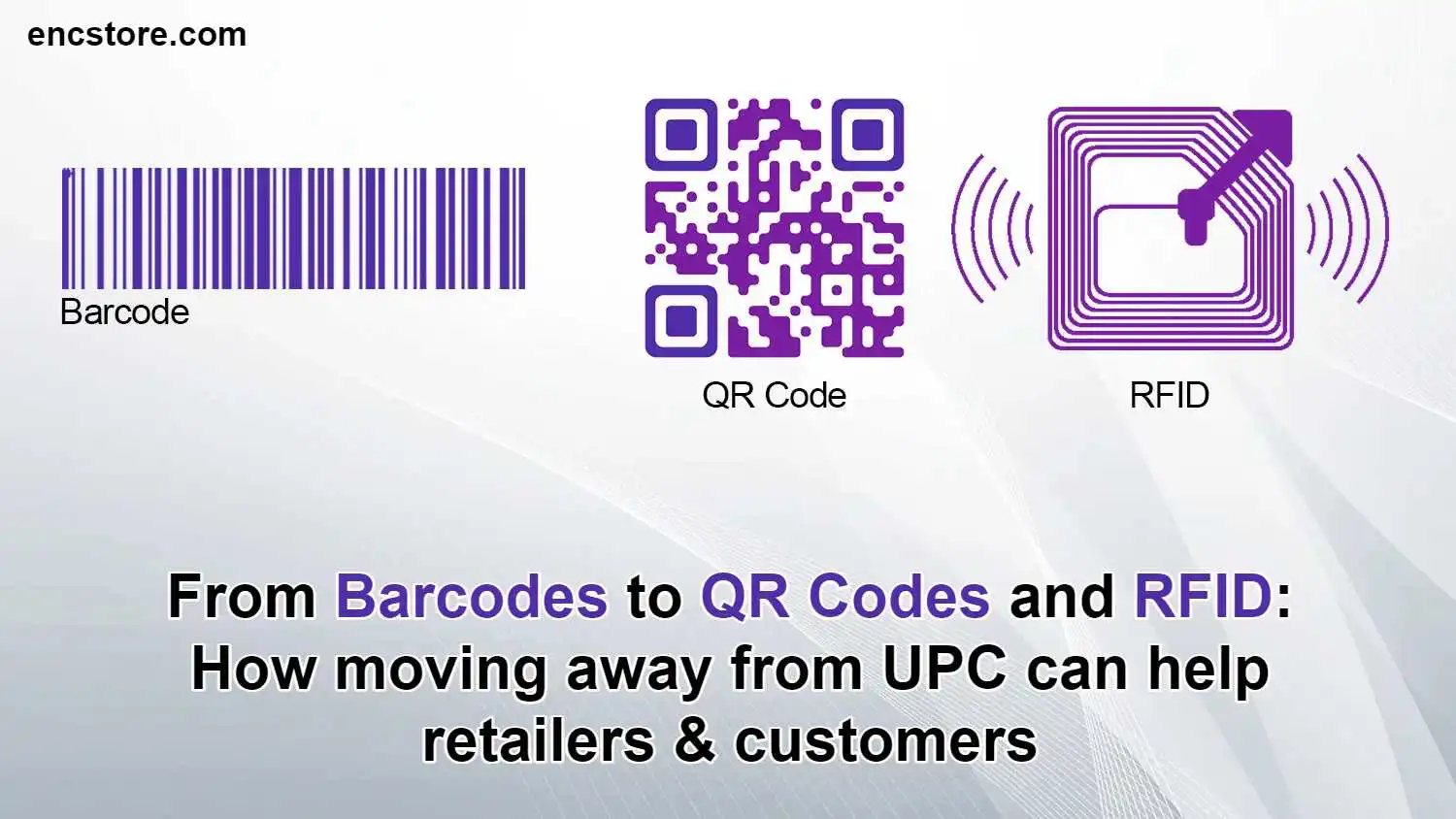 Barcodes to QR Codes and RFID