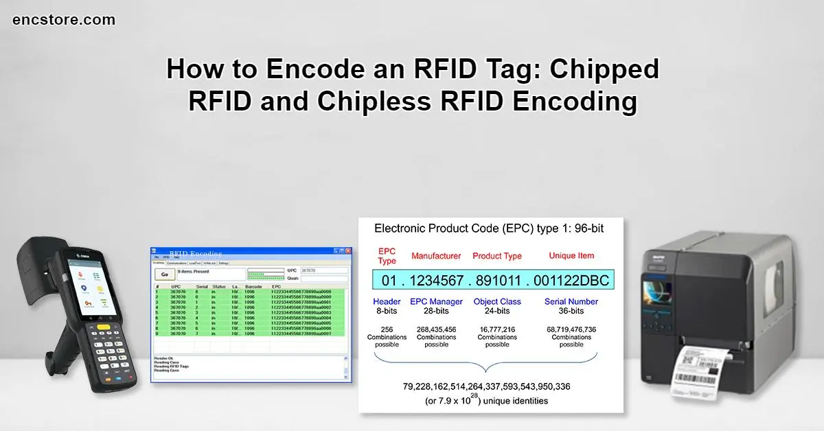 How to Encode an RFID Tag: Chipped RFID and Chipless RFID Encoding