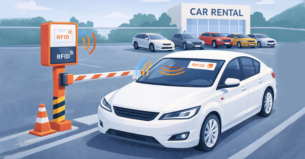 How RFID Technology Works in Car Rental Entry & Exit Management: A Complete Guide 