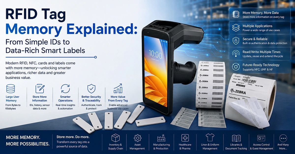 RFID Tag Memory Explained: From Simple IDs to Data-Rich Smart Labels