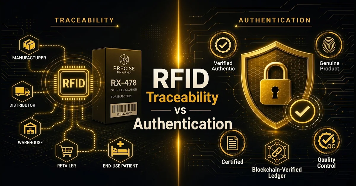 RFID Traceability vs Authentication: Best RFID technology based Anti-counterfeiting