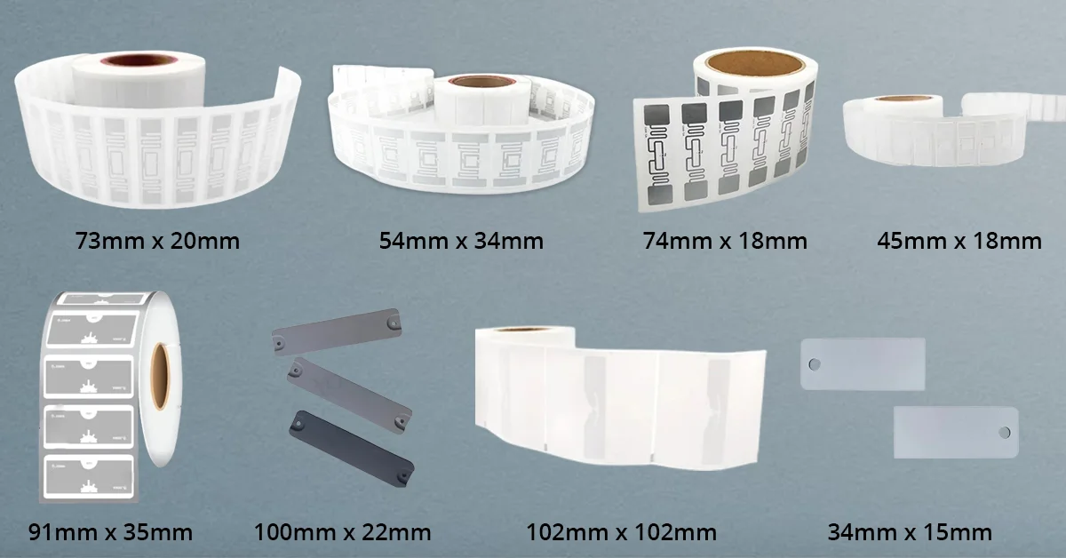 10 Popular RFID Label Sizes that Work on Everything: Inventory, Retail, and Healthcare 