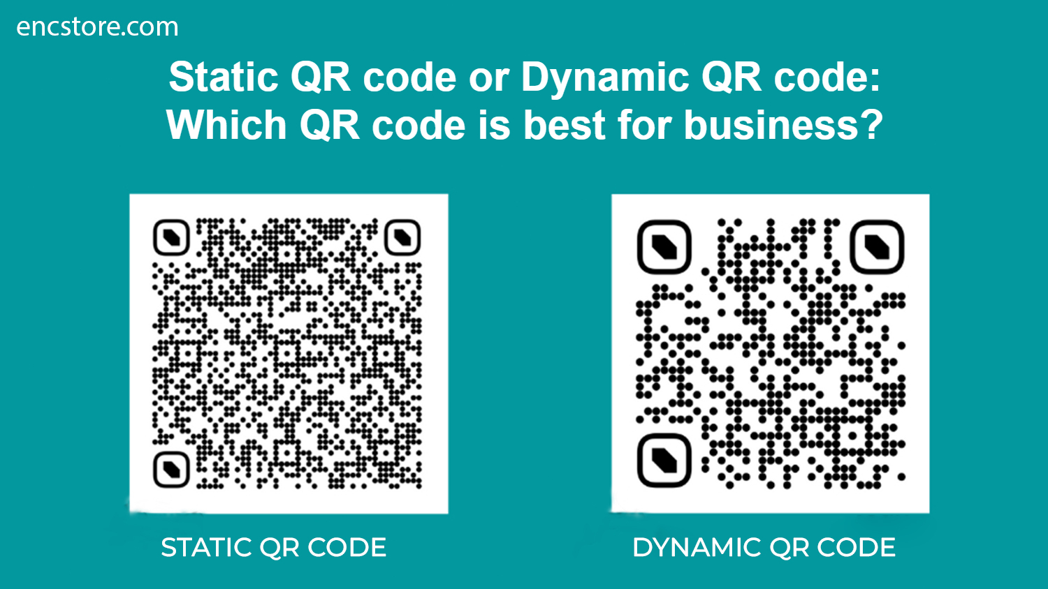 Static QR code or Dynamic QR code