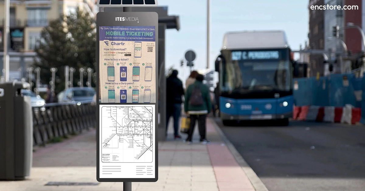 Using QR Codes at Bus Stops and Train Stations