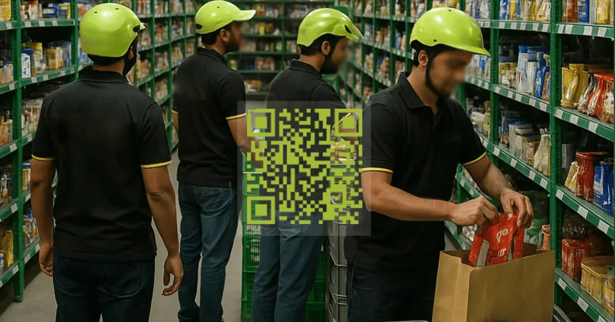 How QR Code Technology Drives Success in Quick Commerce Operations-Blinkit-Zepto-Flipkart