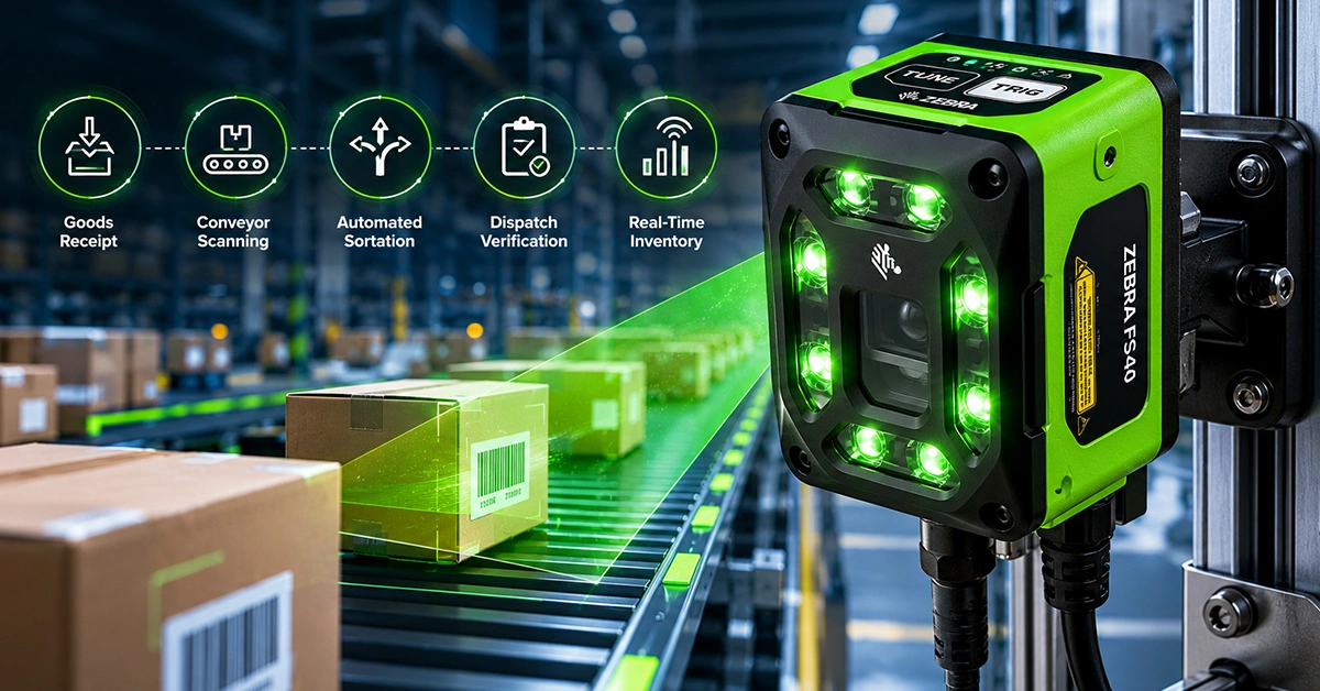 From Manual Delays to Automated Flow: The Zebra FS40 Logistics Advantage