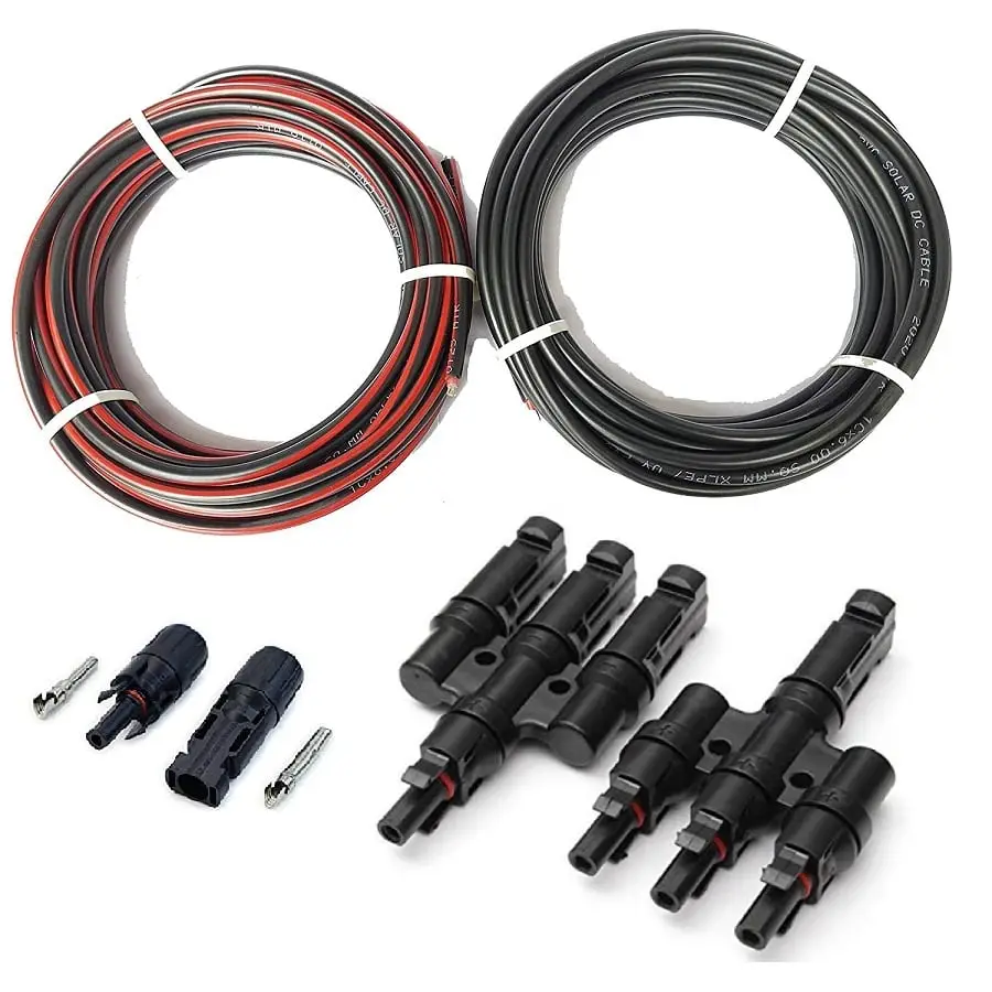 DC Wires & MC4 Solar PV Cable Connectors