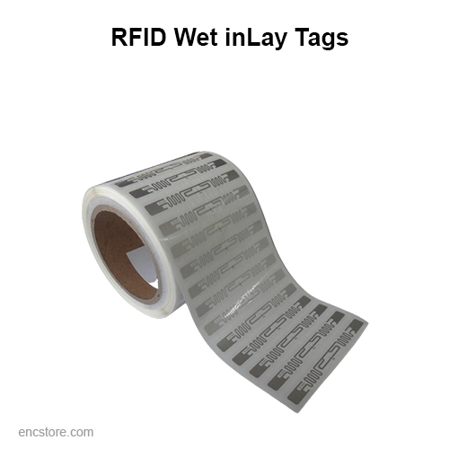 Wet inlay RFID tags, 98mm x 12mm