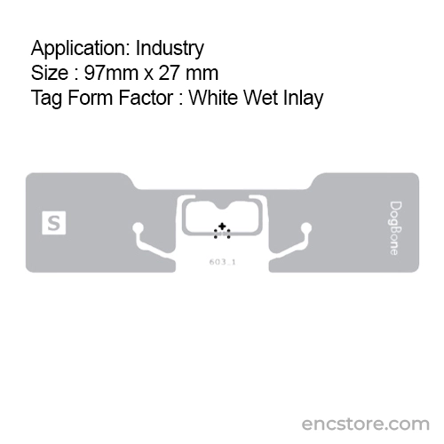 Smartrac DogBone RFID Wet Inlays Tags - Monza M730