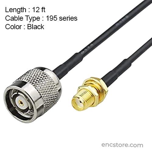 TIMES® LMR400 Antenna Extension Cable (RP-TNC Male To Female) – 10 To 100 Ft Lot, USA Made