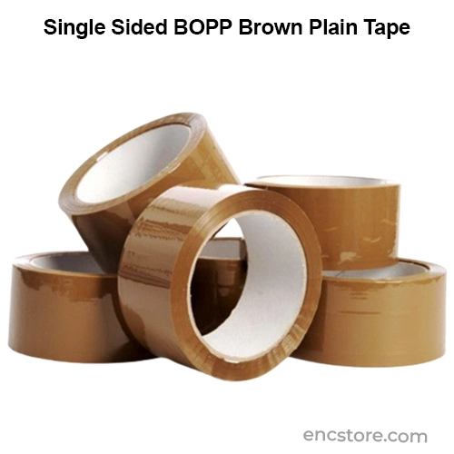 Single Sided BOPP Brown Plain Tape