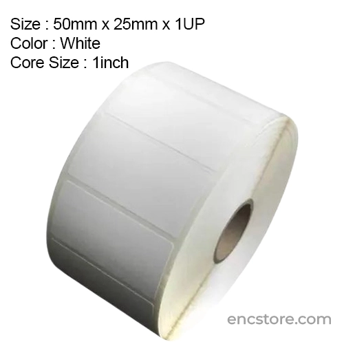 White Polypropylene Barcode Labels