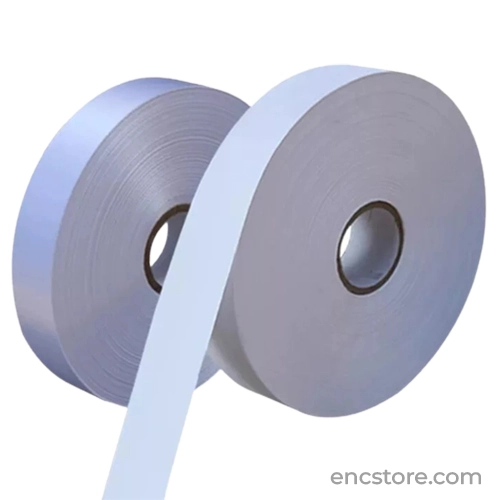 Plain White Garment Polyester Barcode Label