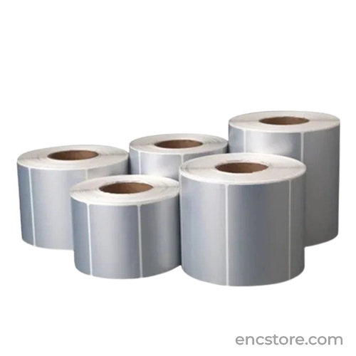 Grey Silver Polyester Barcode Labels