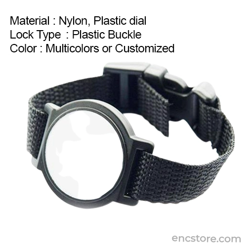 UHF RFID Nylon Wristband Tag