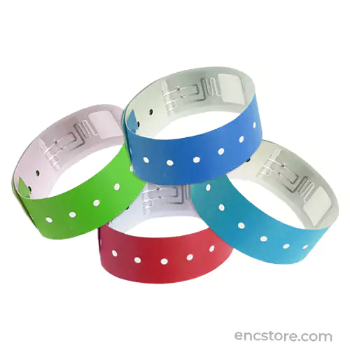 UHF RFID PVC Disposable Wristband Tag