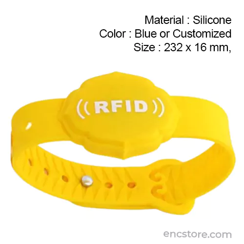 F/Mifare RFID Silicone Wristband Tag