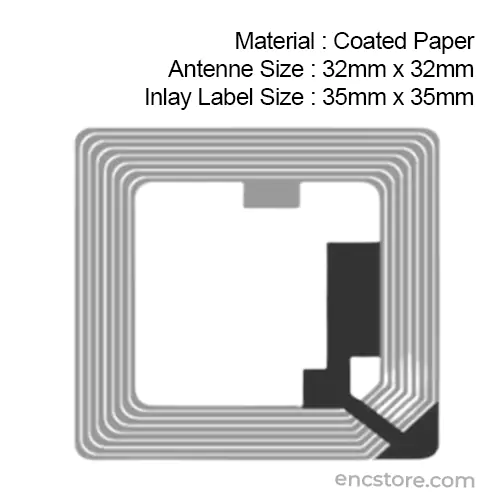 HF/Mifare RFID Dry Inlay Tag