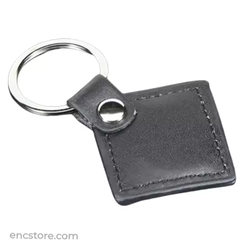 NFC 13.56MHz PU Leather Keyfob Tag