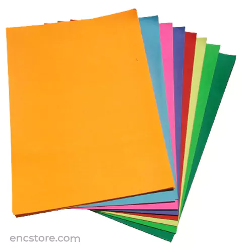 Colored Craft Paper, Paper Size: A4, 110 at Rs 60/packet in Sivakasi