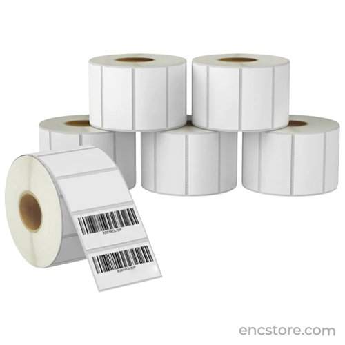 Blank Paper Barcode Label