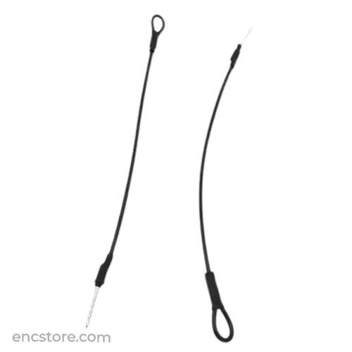 Black Plastic EAS Lanyard for Sensor Tag