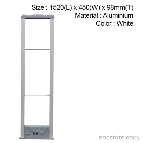 White Aluminum EAS Gate