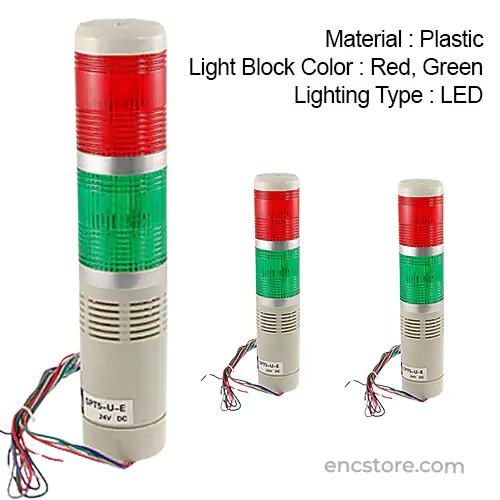 2 Layer LED Tower Light With Buzzer