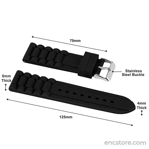 Rubber Watch Band Strap