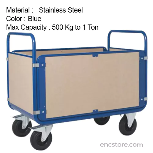 Stainless Steel Handling Hand Trolley