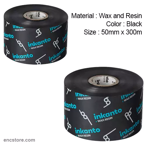 Thermal Transfer Premium Wax-Resin Ribbon, 45mm x 300m