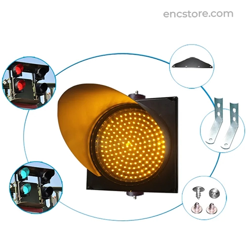 300mm Single Yellow LED Light Traffic Light