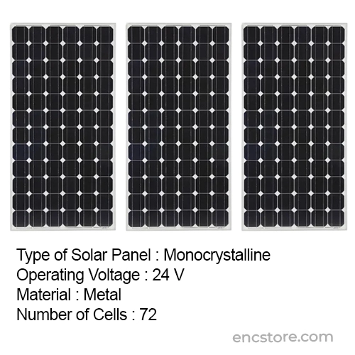 245 Watt/12V Monocrystalline Solar Panel