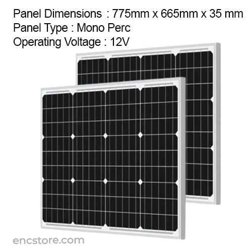 75Watt/12V Mono Perc Solar Panel