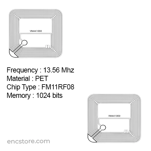 HF/Mifare RFID Dry Inlay