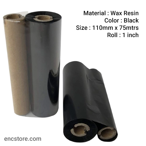Wax-Resin Barcode Ribbon (Black)