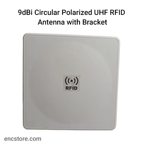 9dBi Circular Polarized UHF RFID Antenna with Bracket