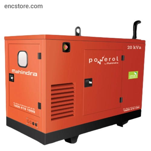 20kVA Mahindra Powerol Generator Gas Genset, Singl