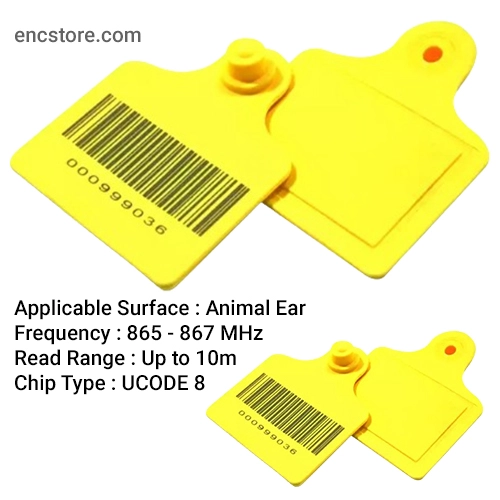 UHF RFID Ear Tags for Animals & Cattles