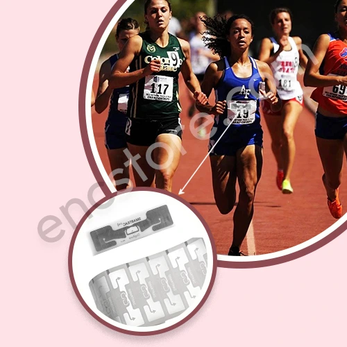 Dogbone RFID Bib Tags for Race Timing System