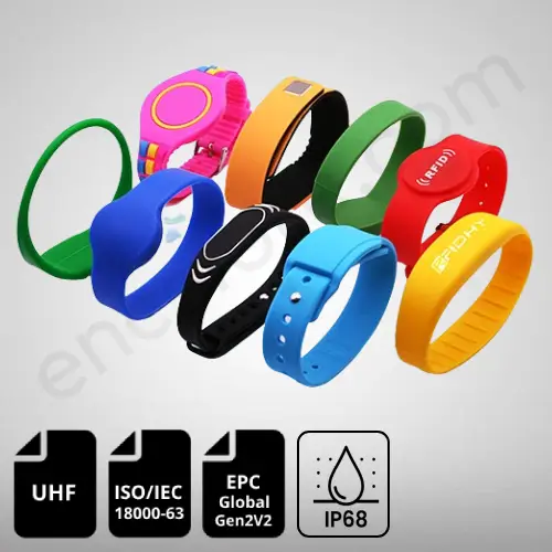 RFID Silicone Wristband/Bracelet Tags