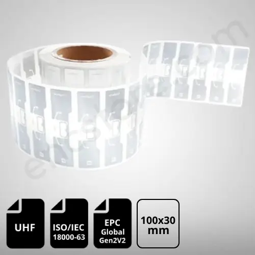 Dogbone RFID Bib Tags for Race Timing System