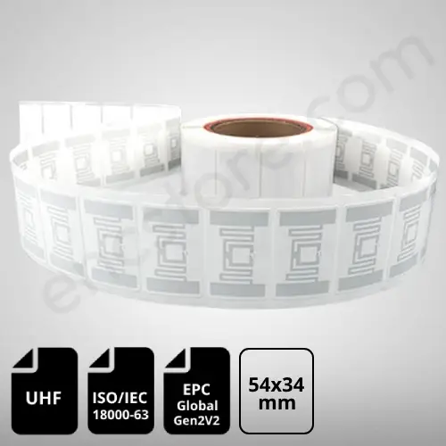UHF RFID Paper Asset Tags & Labels
