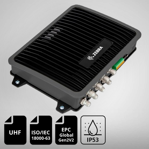 Zebra FX9600 RFID Reader-4 Antenna Ports
