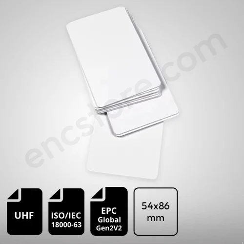 RFID UHF White PVC Smart Cards