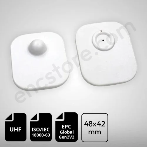 UHF RFID White Mini Hard Tags